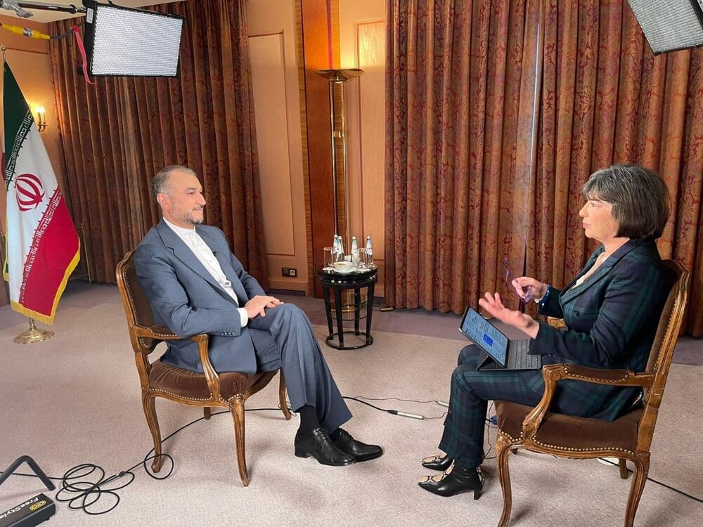 مصاحبه آرشیوی کریستین امانپور با امیرعبداللهیان وزیر خارجه ایران  در نیویورک